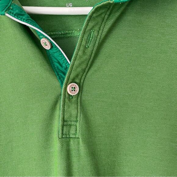 Tommy Bahama Green Polo Shirt Golf Short Sleeve Mens size large - Picture 5 of 6